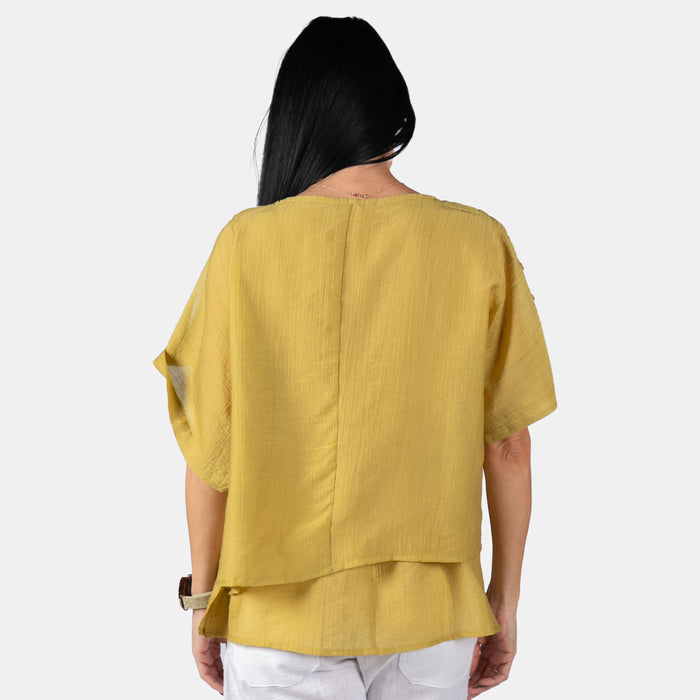 Ladies' Vanessa Top - Mustard