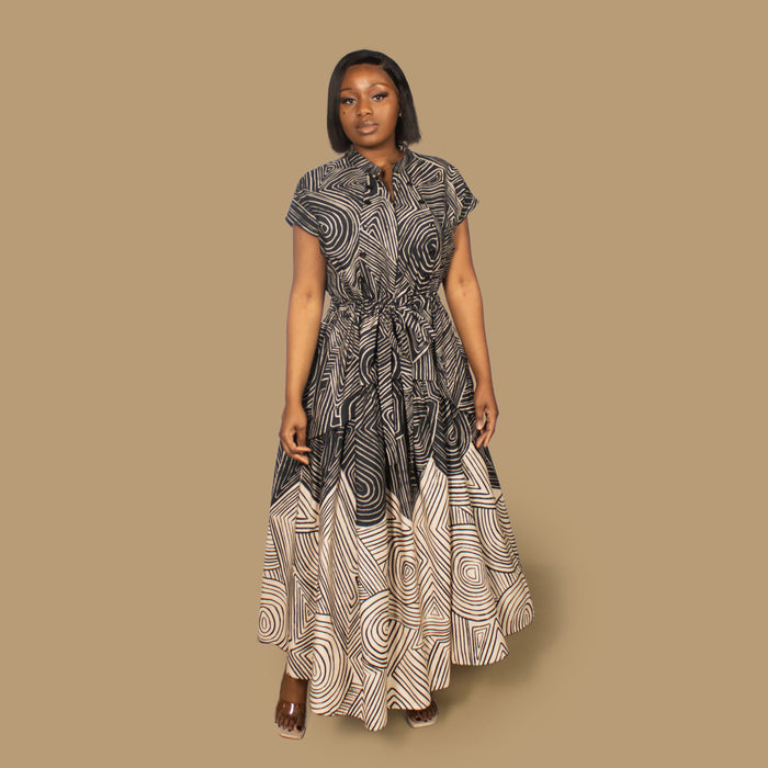Ladies' Vic Twist Dress - Black