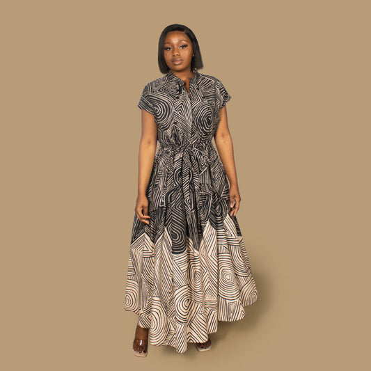 Ladies' Vic Twist Dress - Black
