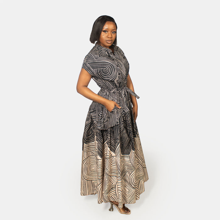 Ladies' Vic Twist Dress - Black