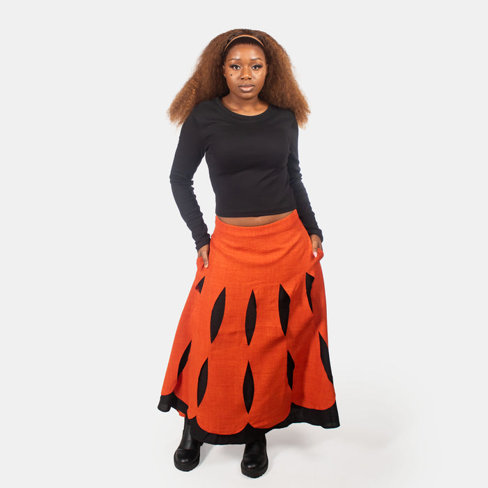 Ladies' Violet Skirt - Rust