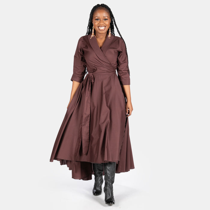 Ladies' Winter Monroe Dress - Ruby