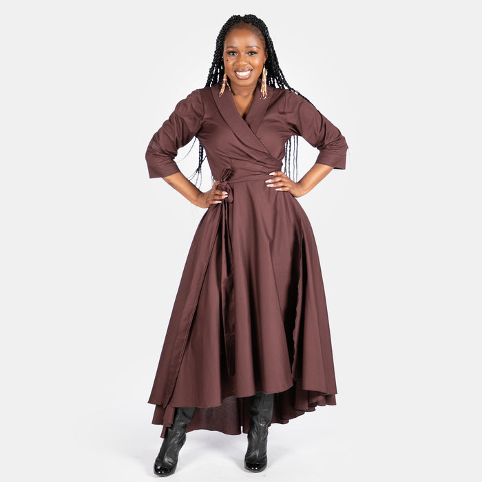 Ladies' Winter Monroe Dress - Ruby
