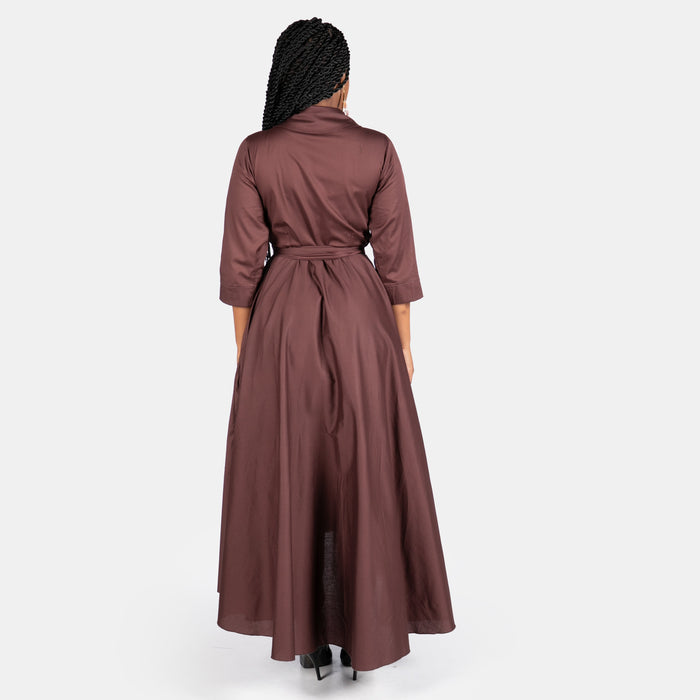 Ladies' Winter Monroe Dress - Ruby