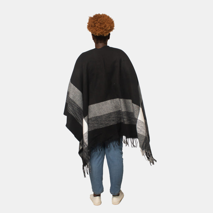 Ladies' Winter Throw Over - Black