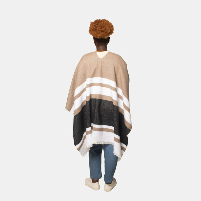 Ladies' Winter Throw Over - White