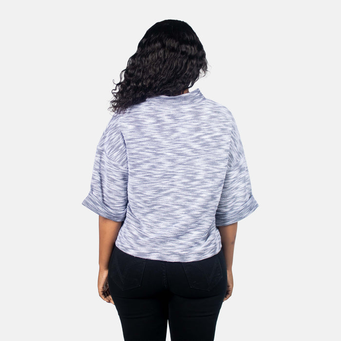 Ladies' Zazi Boxy Top - Blue