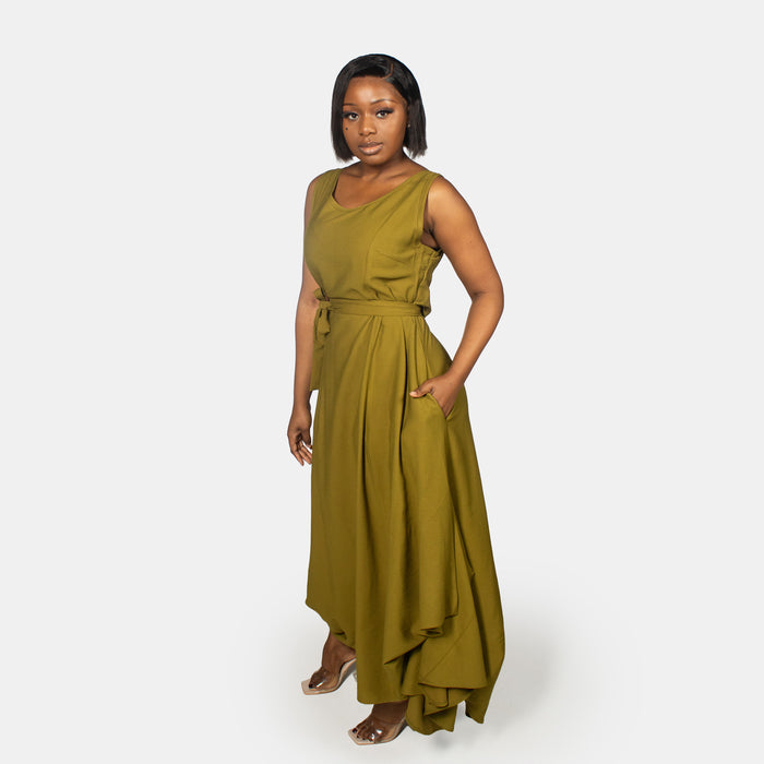 Ladies' Zen Dress and Top - Chartreuse