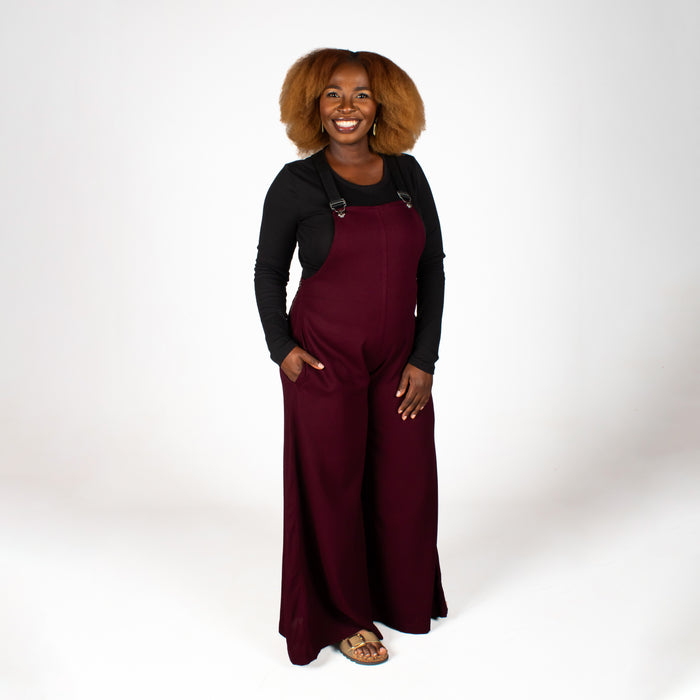 Ladies' Zingara Jumpsuit - Maroon