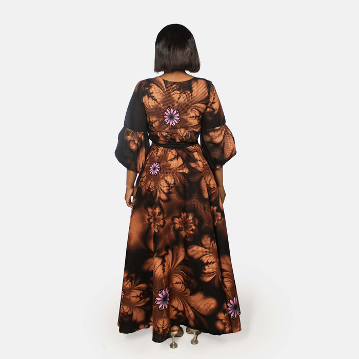 Ladies' Zoleka Dress - Brown