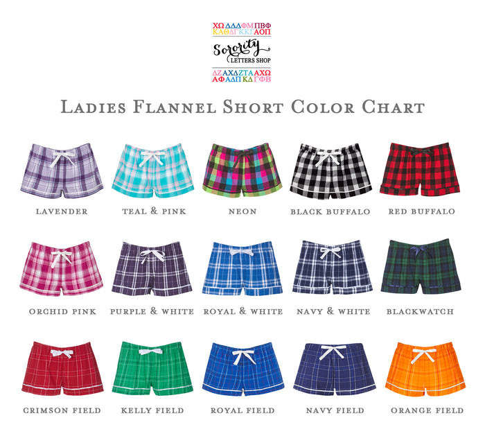 Lambda Kappa Sigma Flannel Boxers