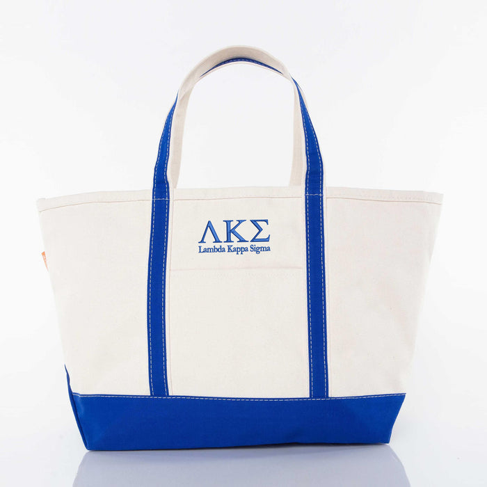 Lambda Kappa Sigma LKS Canvas Tote