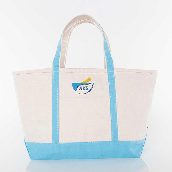 Lambda Kappa Sigma Logo Canvas Tote