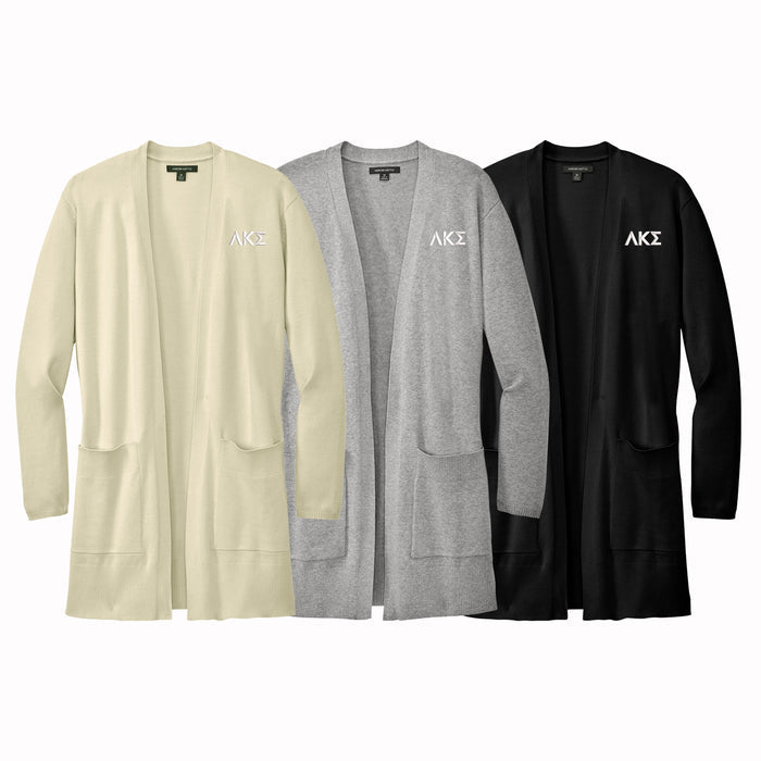 Lambda Kappa Sigma Open Front Cardigan Sweater