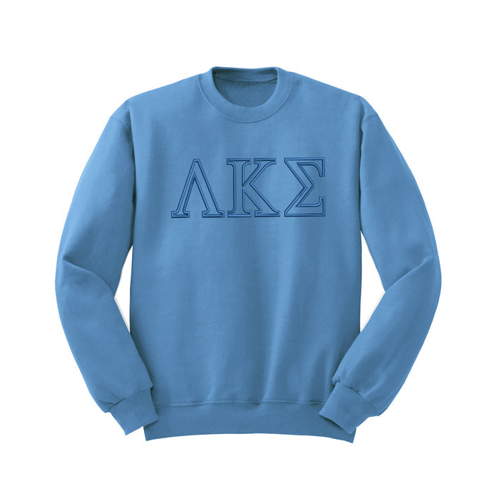 Lambda Kappa Sigma Outline Crewneck