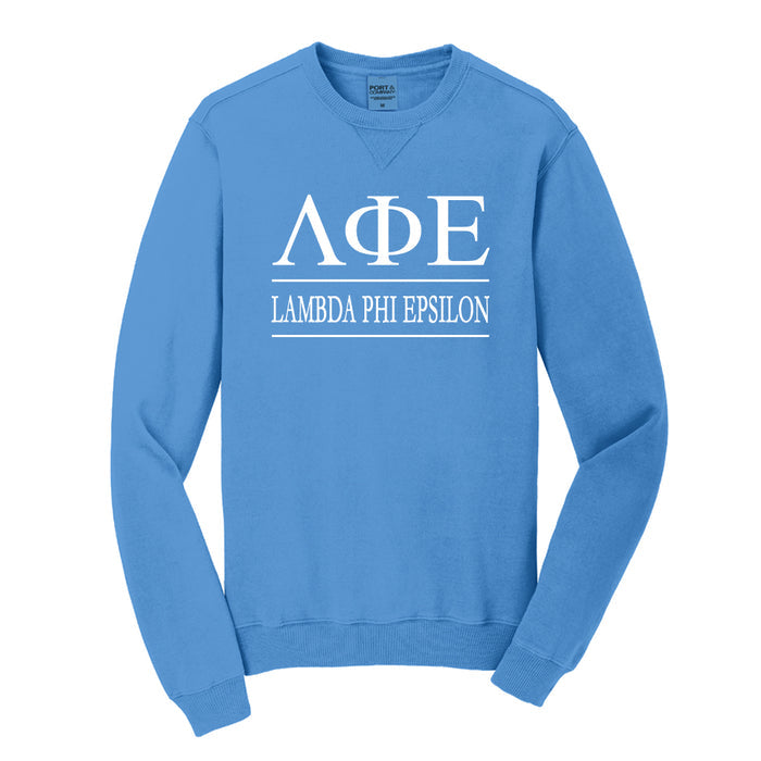 Lambda Phi Epsilon Beach Washed Crewneck Sweatshirt