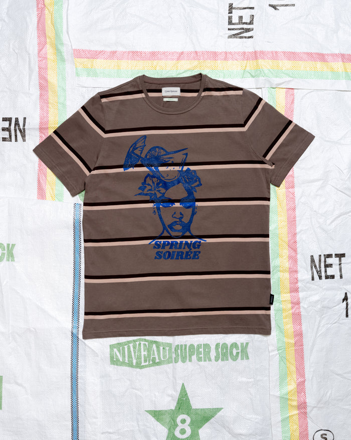 Le Tings Spring Soiree T-Shirt Bartley Mocha Brown