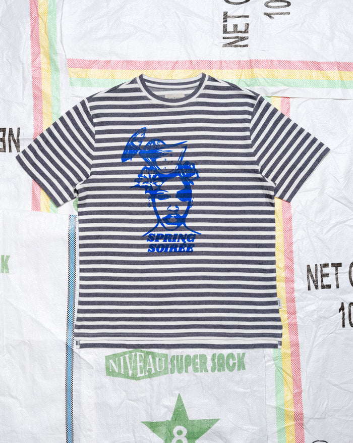 Le Tings Spring Soiree T-Shirt White/Grey