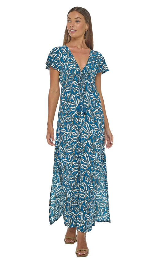 Leilani Maxi Dress - Lauris Petrol