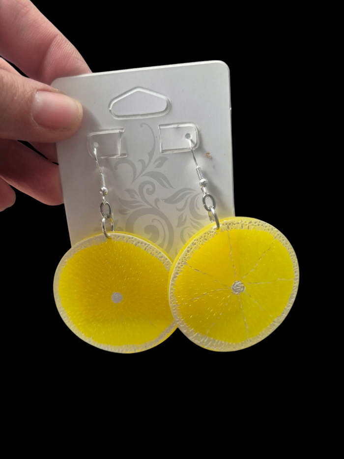 Lemon earrings