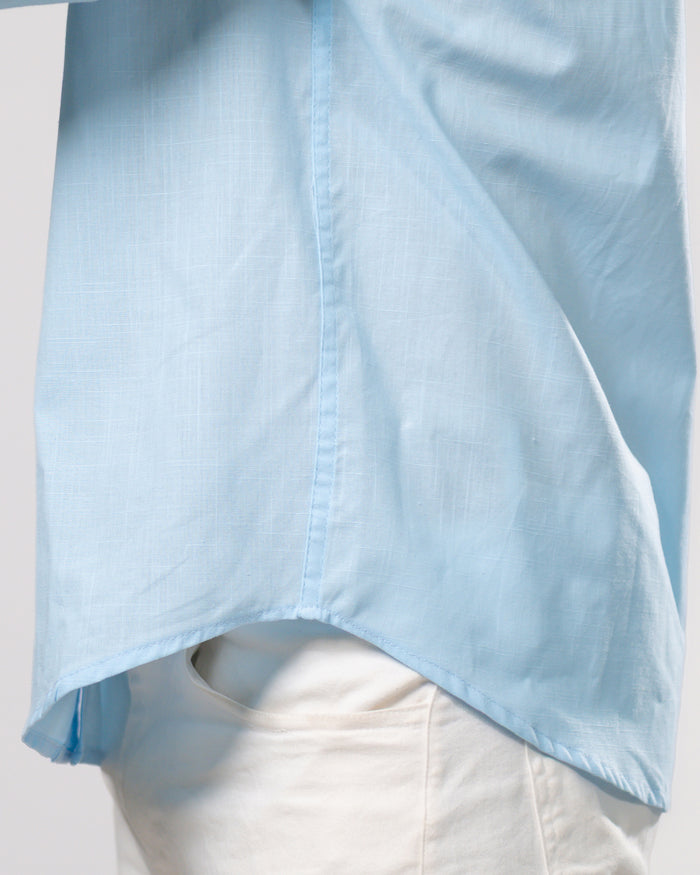 Light blue linen shirt