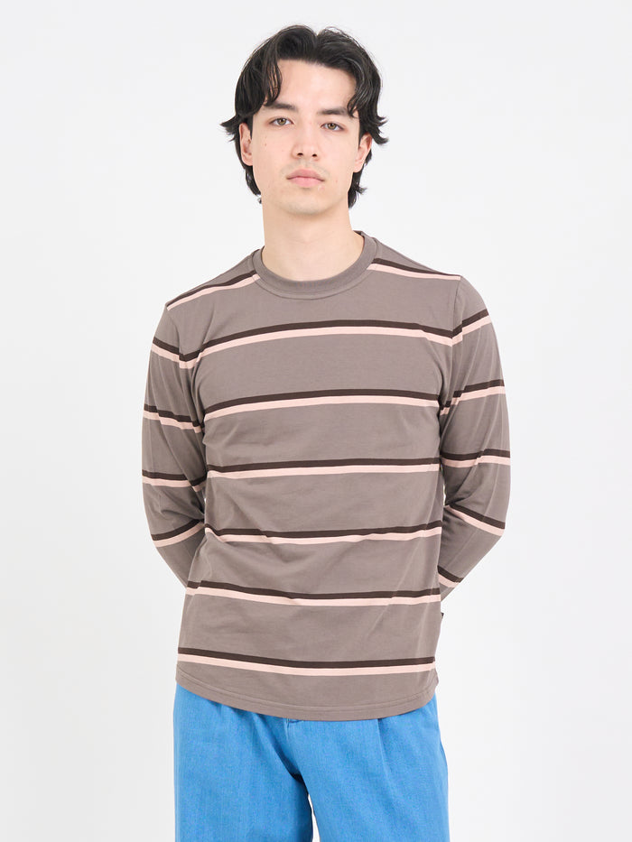 Long Sleeve T-Shirt Bartley Mocha Brown