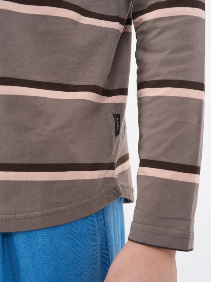 Long Sleeve T-Shirt Bartley Mocha Brown