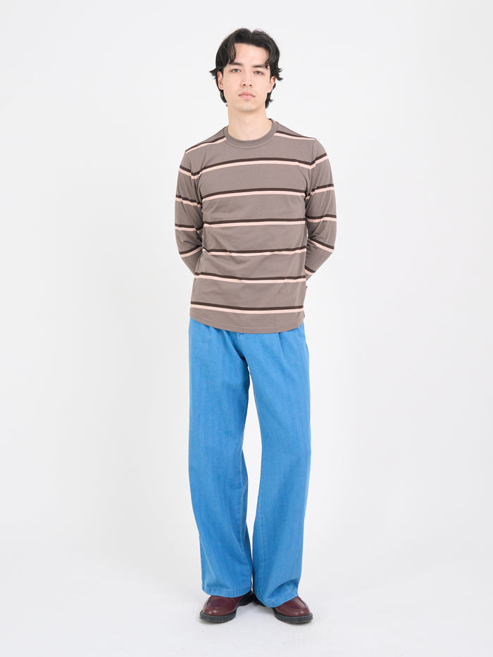 Long Sleeve T-Shirt Bartley Mocha Brown
