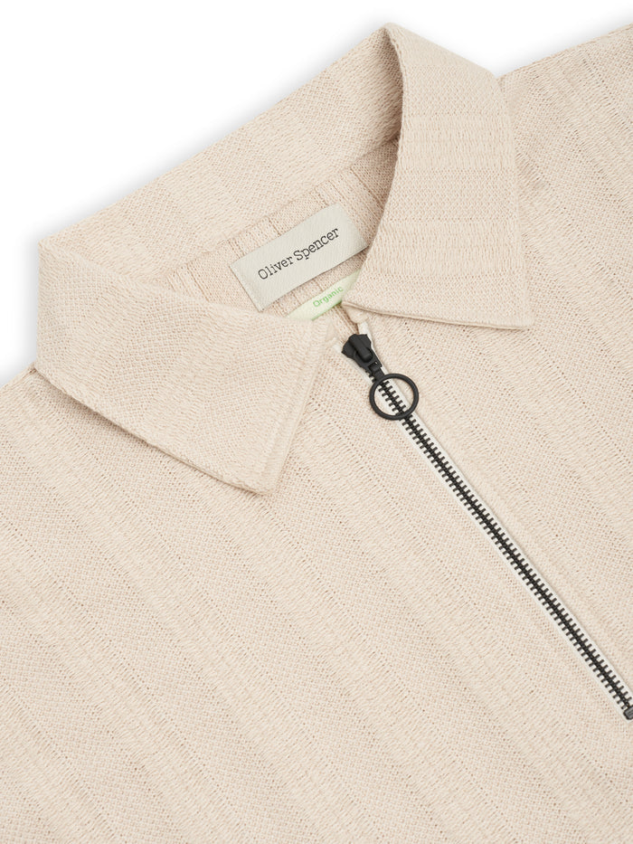 Lorimer Half Zip Sweatshirt Glover Cream