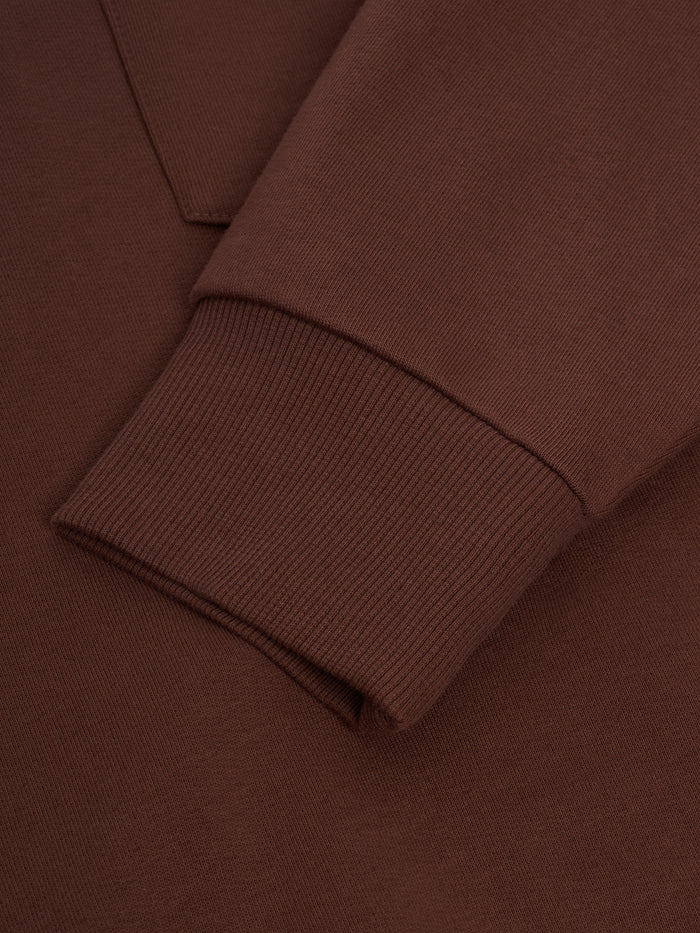 Lorimer Half Zip Sweatshirt Harker Brown