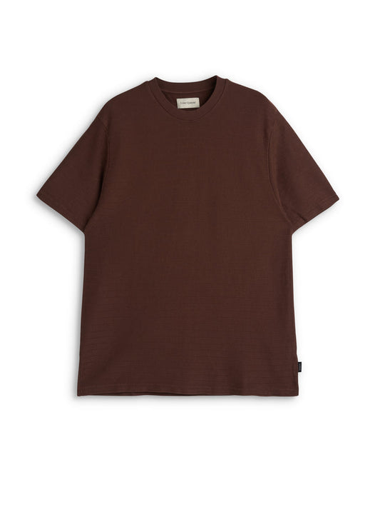 Lynton Crew Neck T-Shirt Coburn Brown