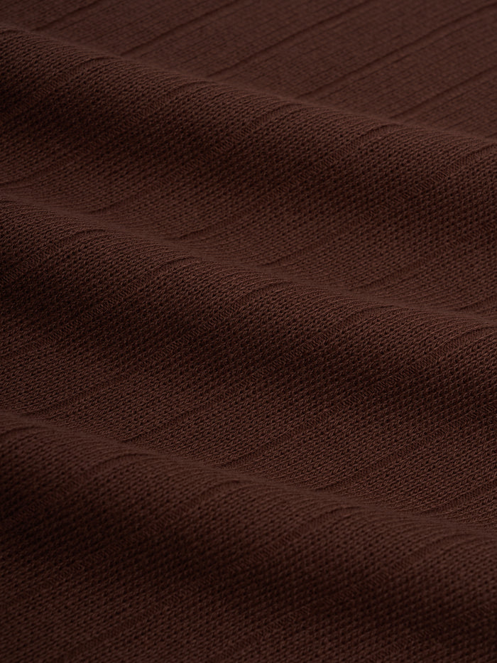 Lynton Crew Neck T-Shirt Coburn Brown