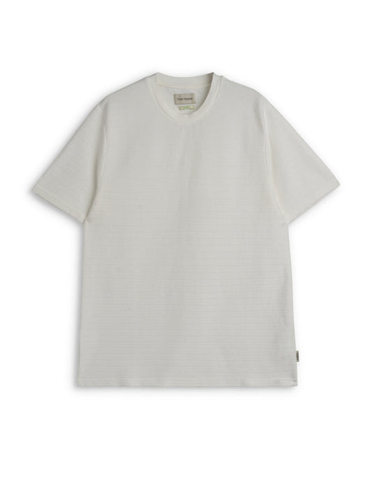 Lynton Crew Neck T-Shirt Coburn Ecru