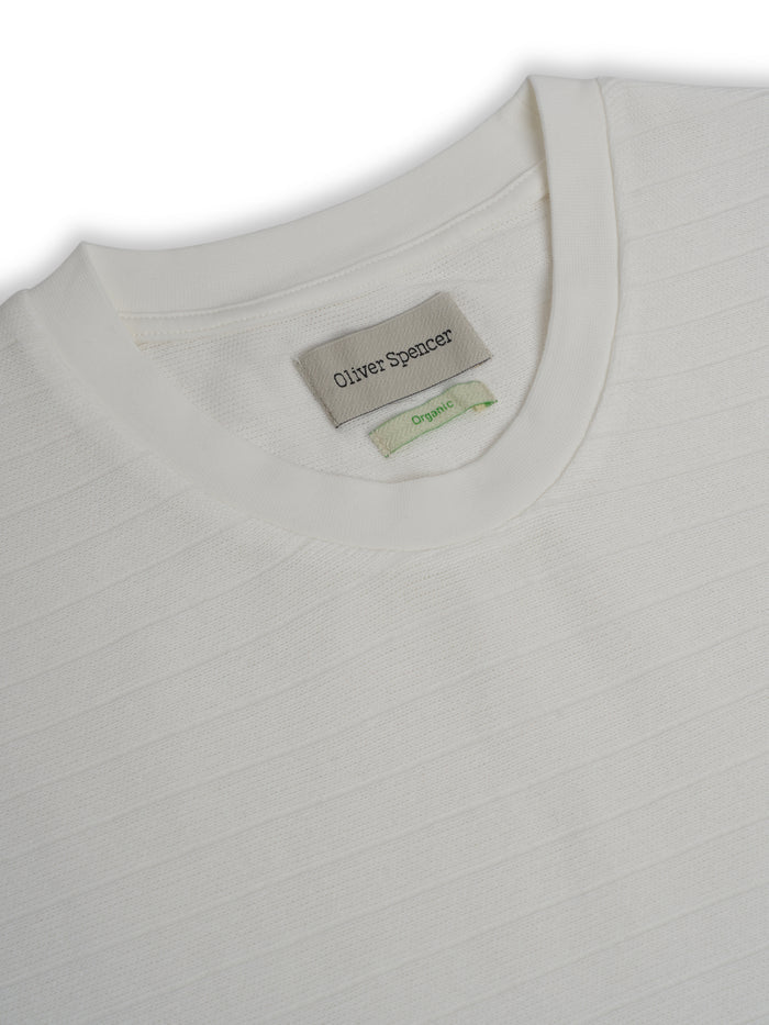 Lynton Crew Neck T-Shirt Coburn Ecru
