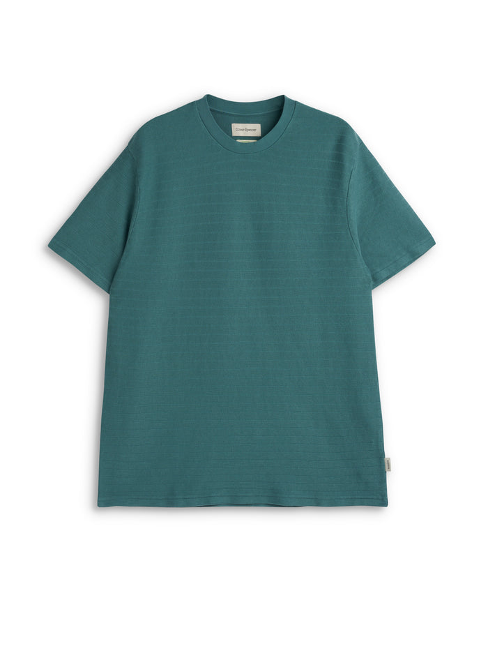 Lynton Crew Neck T-Shirt Coburn Teal