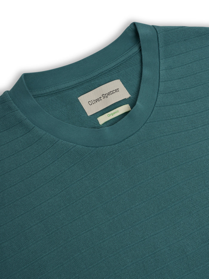 Lynton Crew Neck T-Shirt Coburn Teal