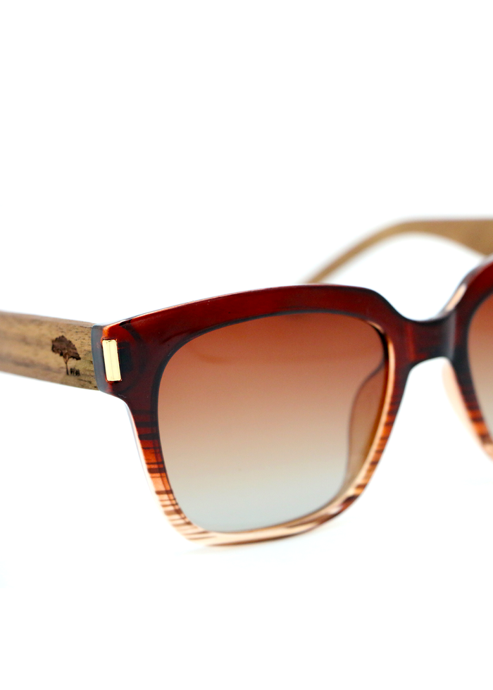 Mana Koa Sunglasses - Close-Up