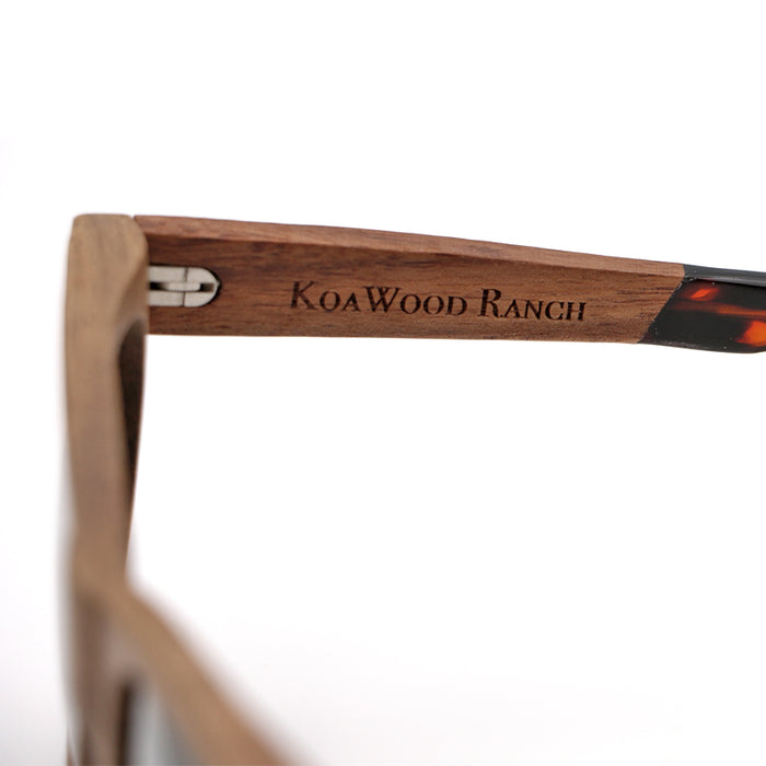 Manoa Koa Sunglasses - Side View 2