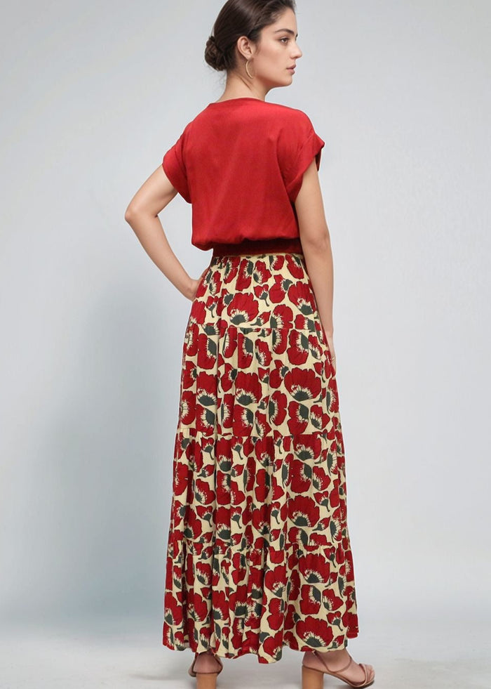 Mareva Top - Cherry