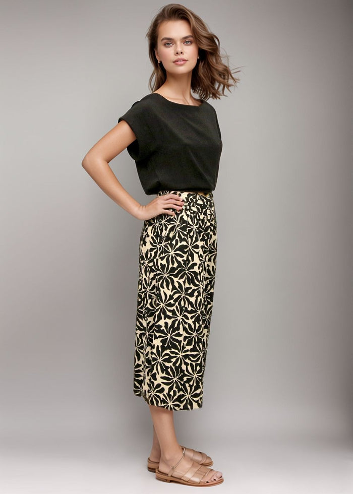 Mareva Top in Solid Black