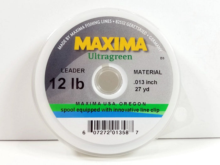 Maxima Ultra Green Leader Spool 12lb