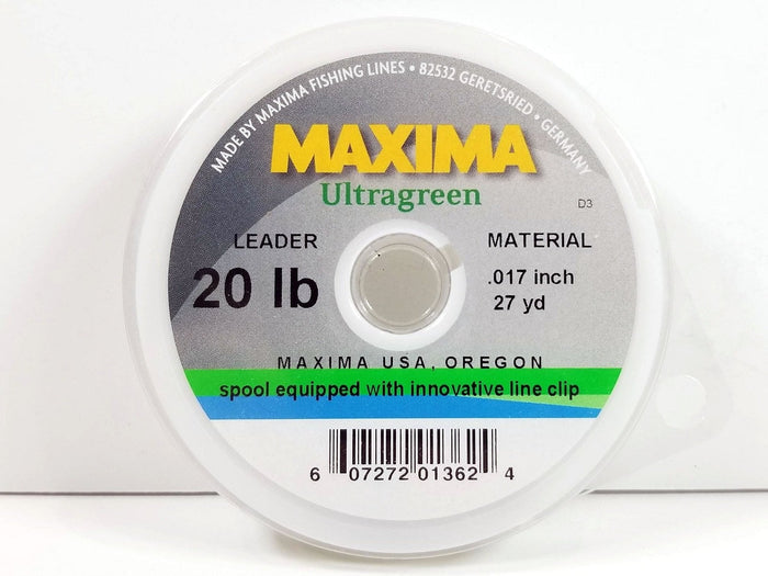 Maxima Ultra Green Leader Spool 20lb