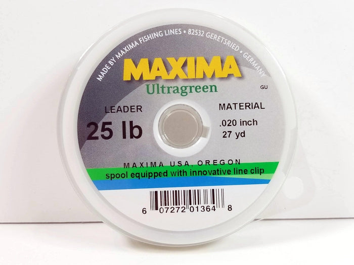 Maxima Ultra Green Leader Spool 25lb