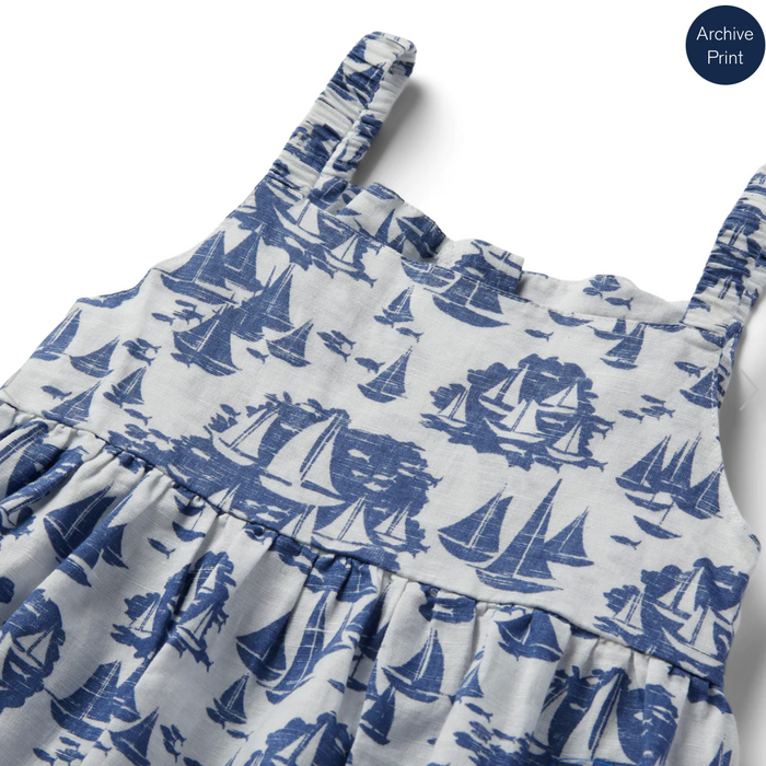 Mele Kele Girls Sundress - White - Detail View