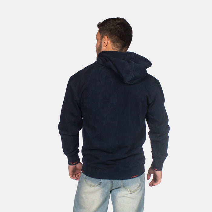 Men's Africa Dot Hoodie - Navy