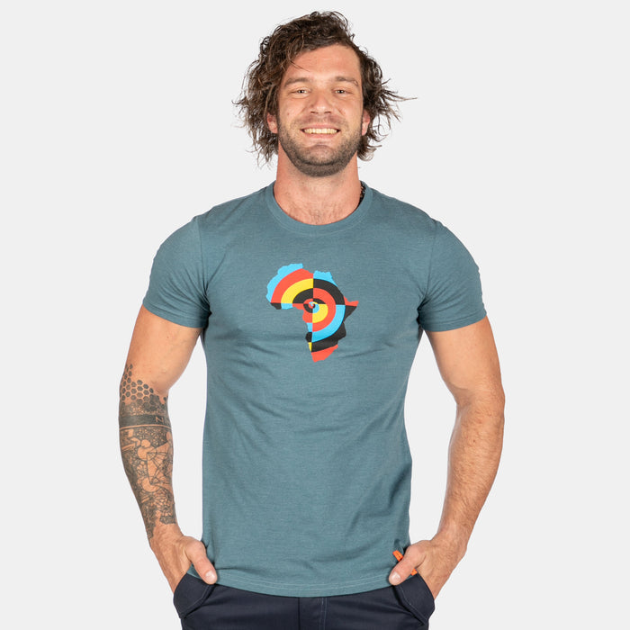 Men's Africa Swirl T-Shirt - Ocean