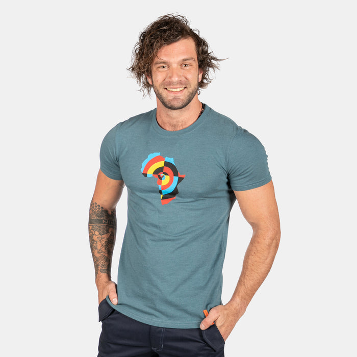 Men's Africa Swirl T-Shirt - Ocean