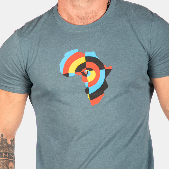 Men's Africa Swirl T-Shirt - Ocean