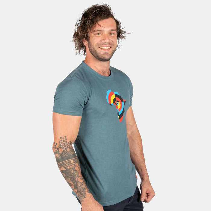 Men's Africa Swirl T-Shirt - Ocean