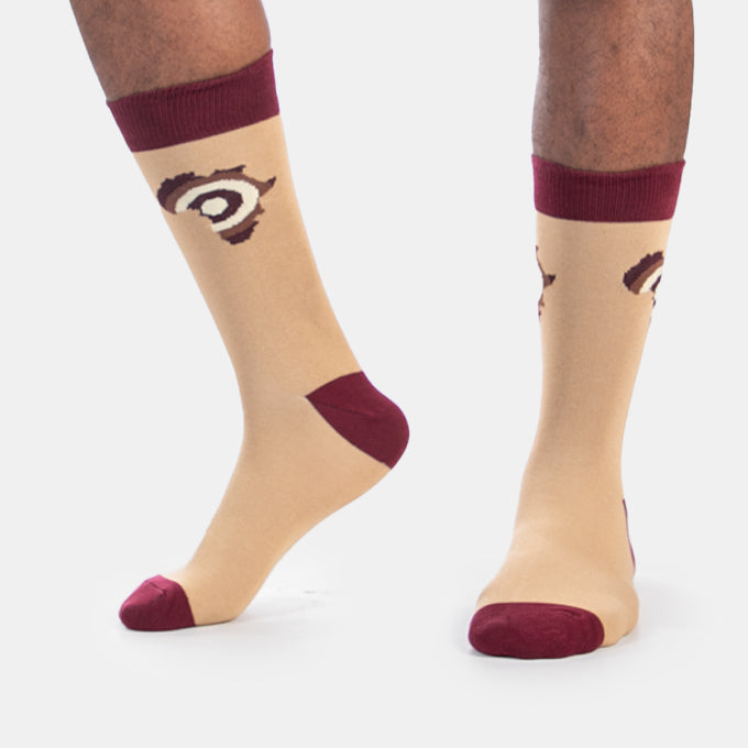 Men's Africa Target Socks Soft Gift